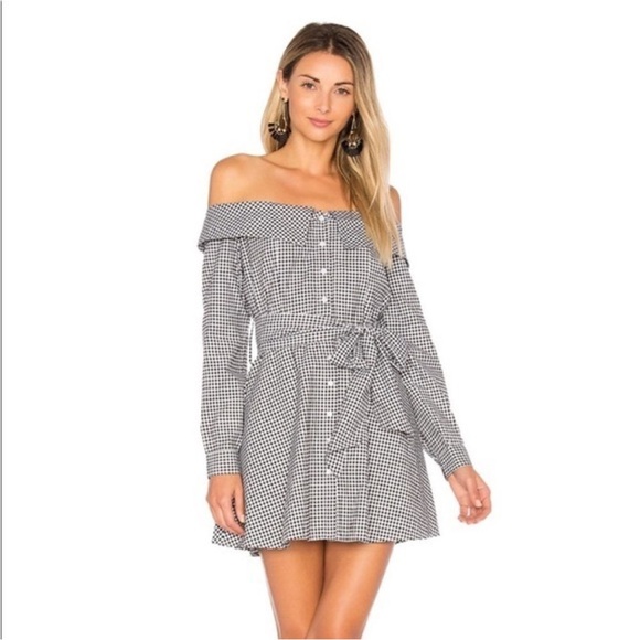 L'Academie Dresses & Skirts - L’Academie Jann Button Up Gingham Dress NWT